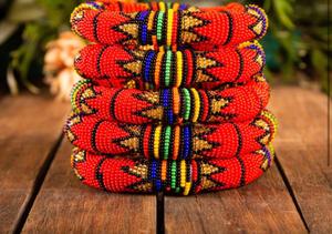 Bracelet tressé réglable en perles Miyuki fait main de style bohème, bracelet en perles de graines - Product Image 3