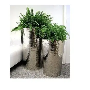 Zilver Afgewerkt Handgemaakte Decoratieve Metalen Vergulde Vaas Voor Woonkamer En Interieur Decoratie Tafelblad Decorating Vazen