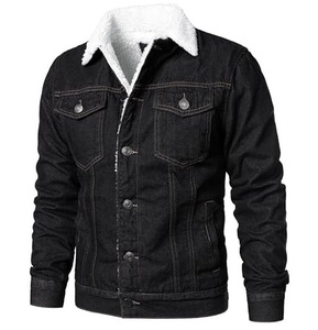 Chaqueta de camionero personalizada de alta calidad para hombre de talla grande Denim desgastado algodón relleno botones Jeans diseño algodón Haus Industries - Product Image 5