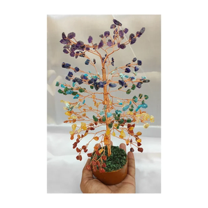 Pierre précieuse d'agate de qualité ultra supérieure, arbre des sept chakras, décoration d'intérieur, sculpture de haute qualité, emballage sécurisé, ASY CRYSTAL EXPORT - Product Image 5