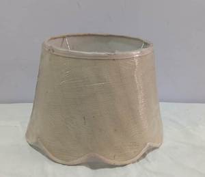 ไฟตกแต่งที่ทันสมัยครอบคลุมการออกแบบใหม่หอยเชลล์ลายดอกไม้โคมไฟผ้าลินินสีเบจโคมไฟระย้าโต๊ะผ้า - Product Image 4