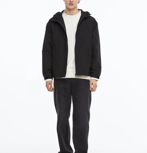 แจ็กเก็ตกันลมสวมหัวของผู้ชายมีซิปปิดแบบลำลองน้ำหนักเบาระบายอากาศได้ดีในฤดูร้อน - Product Image 2