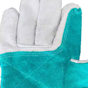 Guantes de trabajo de desgaste industrial de construcción Guantes de trabajo de cuero de buena calidad Guantes DE TRABAJO DE SEGURIDAD DE Venta caliente - Product Image 3