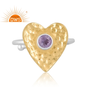 Dernier modèle de bague empilable en argent sterling fin avec pierres précieuses tanzanite naturelle Fabricant de bijoux personnalisé - Product Image 2