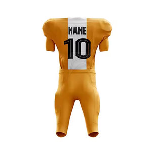 Uniforme de Fútbol Americano Personalizado de Alta Calidad, Más Vendido, 100% Poliéster, Transpirable, de Secado Rápido, Mangas Cortas - Product Image 3