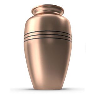 Urna de aluminio ligera hecha a mano para adultos, urna de cremación decorativa de lujo para regalo de cenizas - Product Image 1