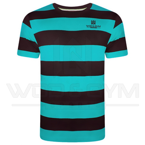 เสื้อยืดผู้ชายแบบแห้งเร็วคอกลมแขนสั้นผ้าคอตตอนโพลีเอสเตอร์สีพื้นลำลองแนวสตรีทใส่เล่นกีฬาออกแบบโลโก้ได้ตามต้องการ - Product Image 5