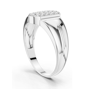 Anillo de Diamante de Laboratorio de 0.3 CT para Mujer, Oro de 18KT, 14KT, 10KT y Plata 925, Oro Rosa, Amarillo, Blanco, Claridad VVS-VS y Moissanita - Product Image 4