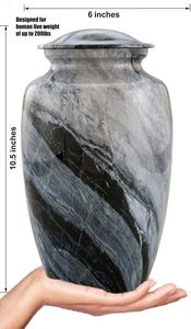 Silver <b>Keepsake</b> Cremation Urns for Human Ashes Metal <b>Keepsake</b> Cremation Urn Ashes Handcrafted <b>Memorial</b> Urn Funeral Custom Size - Product Image 5