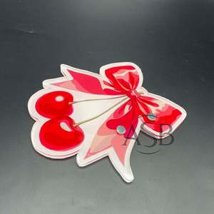 กระเบื้องอะคริลิครูปรูปเชอร์รี่อุปกรณ์แต่งขนตาโลโก้ได้ตามต้องการ - Product Image 1