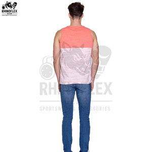 เสื้อกล้ามไร้รอยต่อระบายอากาศได้ดีสำหรับออกกำลังกายในยิมทำจากไม้ไผ่แห้งเร็วโลโก้ตามสั่งสำหรับผู้ชาย - Product Image 3