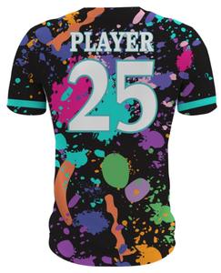 T-shirts pour hommes de Style sportif tricoté imprimé personnalisé confortable 100% Polyester séchage rapide respirant coupe ample quantité minimale de commande bas personnalisé - Product Image 6