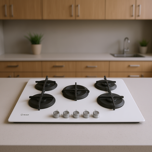 ING 72T WH 1 Estufa de Gas con 5 Zonas 75cm Blanca Piano Cottura ING 72T WH 1 - Product Image 3