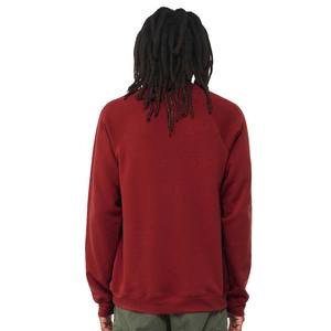 Bella toile 3901 unisexe éponge polaire col rond 100% coton sweat Cardinal hommes manches raglan col rond sweat - Product Image 3