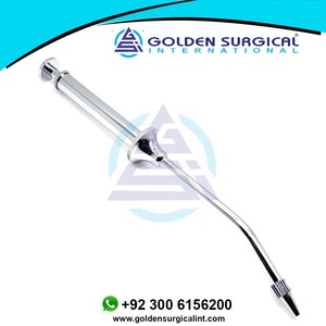 Portador de amalgama Portador dental 2,5mm Mediano Grande Pistola de amalgama de un solo extremo Jeringa dental Juego dental instrumentos quirúrgicos - Product Image 2