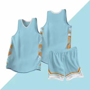 2025 Maillot de basket-ball réversible uniforme respirant imprimé personnalisé pour votre propre équipe Plus Options de taille - Product Image 2