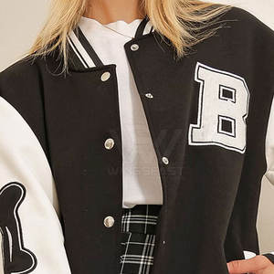 Offre Spéciale coupe-vent pour femmes Letterman Jacket Casual Wear Made In Pakistan Durable Women Letterman Jacket - Product Image 5