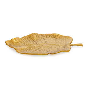 Luxury Gold Leaf Accented <b>Platter</b> Perfect for Hosting or Home Decor Handmade Gold Leaf <b>Platter</b> - Product Image 2