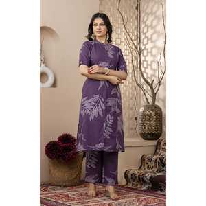 Conjunto de algodón estampado, ropa india y pakistaní - Product Image 3