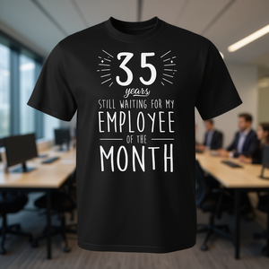 T-Shirt Commemorativa per 35 Anni di Lavoro, Design Promozionale per la Dedica al Lavoro di 35 Anni - Product Image 3