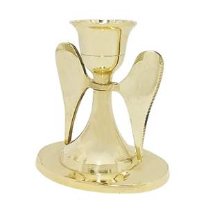 Soporte de vela de hierro hecho a mano personalizable acabado dorado para la boda casera o la decoración de Navidad-Precio al por mayor - Product Image 5