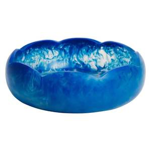 Bol de service de salade en résine de forme ronde de vente chaude personnalisé résistant pour la décoration de Table de fête de mariage bol en résine - Product Image 2