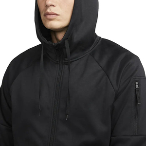 Sudadera con capucha con cremallera completa para hombre de gran tamaño personalizada Sudadera con capucha de poliéster pesado de alta calidad para hombre Color sólido Sudaderas con capucha hechas a medida - Product Image 3