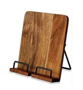 Soporte Multifuncional para Tablets y Documentos, Soporte de Lectura de Madera para Escritorio - Product Image 2