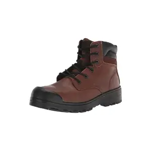 Botas de hombre de moda de gran tamaño OEM 2023, zapatos de seguridad de cuero genuino, botines hechos a mano cálidos de invierno con piel