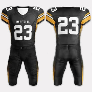 Uniforme de fútbol americano de alta calidad OEM 2025 Camiseta de manga corta personalizable con el último diseño uniformes al por mayor - Product Image 1