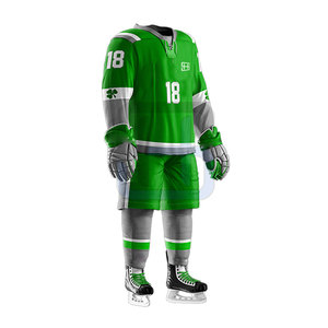 Uniforme de hockey sur glace personnalisé en polyester de haute qualité uniforme de hockey sur glace à bas prix fabriqué en usine - Product Image 3