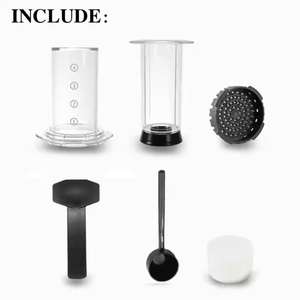 Machine à café expresso électrique portable mini en acier inoxydable avec boîtier en plastique, batterie USB pour l'extérieur, les hôtels, les voitures et l'usage domestique - Product Image 5