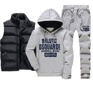 Custom Fashion Hoodie and Pants Set Men Polyester <b>Hoodies</b> Thin Running Hoodie Tracksuit Set for Men - Product Image 4