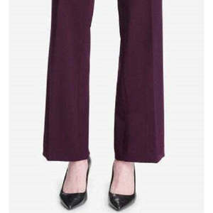 Pantaloni Calvin Klein da Donna Taglia 8, Modello Moderno a Vita Alta, Antipiega, Stile Office, Colore Viola - Product Image 3