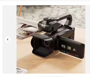 Caméscope macro professionnel 60fps 4k 16x avec appareil photo numérique pour diffusion en direct, vlog, photographie vidéo 6K 48MP - Product Image 3