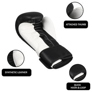 Guantes de boxeo con estampado personalizado Acolchado duradero Perfecto para gimnasio de fitness y sesiones de práctica - Product Image 5