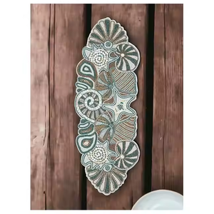 Most Valuable Beaded <b>Runner</b> Embroidered Newest Bead <b>Placemat</b> Easily Washable for Dinning <b>Table</b> Best Selling With High Durability - Product Image 3