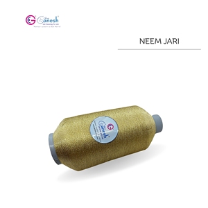 Fil à broder 180D Neem Jari Metallic Flora Jari haute ténacité Lurex MS-Type Polyester pour tricoter et tisser à la main - Product Image 2