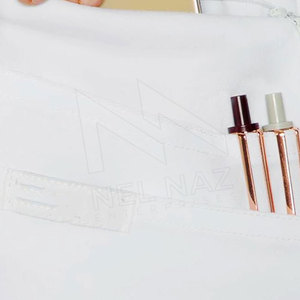 Venta caliente Mejor Calidad Unisex Hospital Médico Uniformes de Laboratorio Bata de Médico Enfermera Bata de Laboratorio Blanco - Product Image 3