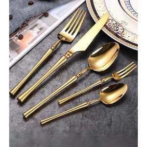 Ensemble de couverts en acier inoxydable de qualité supérieure, style royal, passe au lave-vaisselle, pour des dîners élégants à la maison et dans les restaurants de luxe - Product Image 6