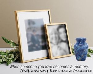 แก้วอะลูมิเนียมเคลือบเงาสำหรับผู้ใหญ่ขนาดใหญ่ทำด้วยมือใส่เถ้ากระดูกแต่ละชิ้นใช้สำหรับงานศพงานฝังศพที่ไม่เหมือนใคร - Product Image 2