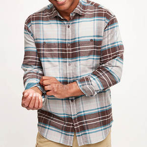 Camisa de Franela de Primera Calidad, Suave y Cepillada, Corte Relajado y Cómodo, Costuras Duraderas, Ideal para Uso Casual y Actividades al Aire Libre - Product Image 1