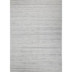 Tapis tissé à la main en laine et viscose à rayures bleues, design rectangulaire classique pour la maison, salon, modèle Hwv-64 - Product Image 1