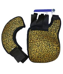 Juego de Botas de Protección de Nailon para Caballos, Diseño de Leopardo, Protectores de Piernas con Cascabeles, Envolturas de Seguridad Equina Transpirables, Equitación Premium - Product Image 3