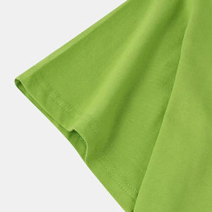 Nouveau T-shirt à manches courtes en coton 100% pour homme, fabrication haut de gamme, patchwork uni, avec impression de logo - Product Image 5