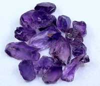 Piedra Preciosa de Amatista Púrpura Natural en Bruto, Cambio de Color, Tono Violeta Intenso, Genuina, Grado Excelente, 100 Gramos, 5mm, con Orificio, para Joyería