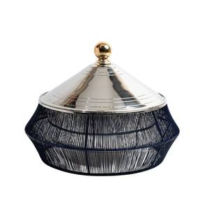 Plat de service chauffant en acier inoxydable finition or, fait main, de luxe, pour les mariages, les fêtes et les événements de traiteur, élégant - Product Image 5