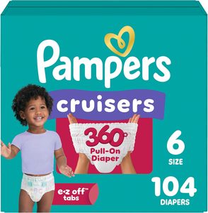 Pañales Pampers Pull On Cruisers 360 °   Pañales Desechables para Bebé Talla 4, Suministro para 2 Meses (2 x 144 Unidades) con Base Acuosa Sensible - Product Image 3
