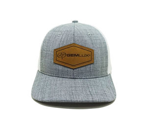 High Quality Fishing Trucker Hats Custom Leather <b>Patch</b> Logo Caps Wholesale Sports Mesh <b>Back</b> Gorras for Outdoor Vietnam Headwear - Product Image 1