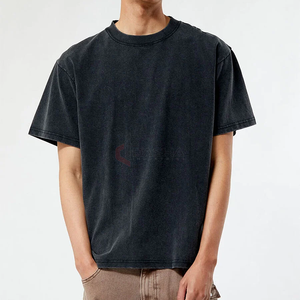 เสื้อยืดพิมพ์ลายดิจิตอลแบบสตรีทแวร์ระบายอากาศได้ดีพิมพ์ลายไหล่ตกผ้าฝ้ายออร์แกนิก100% - Product Image 3